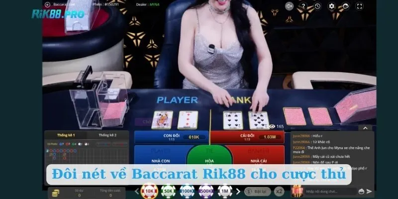 Đôi nét về Baccarat Rik88 cho cược thủ