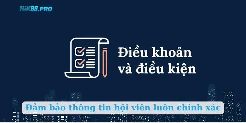 Đảm bảo thông tin hội viên luôn chính xác